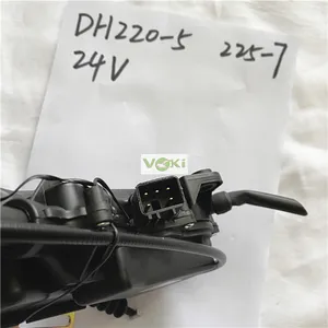 Daewoo Doosan DH55 2523 9016 ekskavatör solenoid Motor için 25239016-2523 9017 DH225-7-S220LC-V motor Stop Motor MA6414 24V