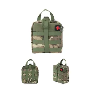 Grosir Kit medis taktis Camo multifungsi tas peralatan medis Kit bertahan hidup taktis