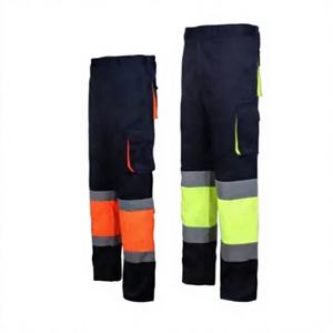 <span class=keywords><strong>Pantalon</strong></span> de sécurité <span class=keywords><strong>haute</strong></span> <span class=keywords><strong>visibilité</strong></span> de qualité supérieure EN 20471 <span class=keywords><strong>Classe</strong></span> <span class=keywords><strong>2</strong></span>, coton et polyester, vêtements de travail réfléchissants pour hommes - Product Image 1