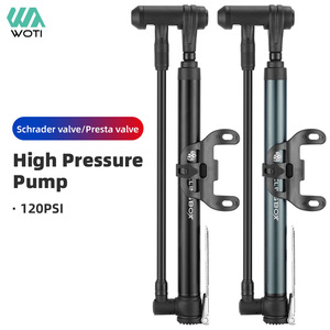Pompe à vélo haute pression Yueli 120Psi en alliage d'aluminium portable pour valve Schrader Presta - Product Image 1