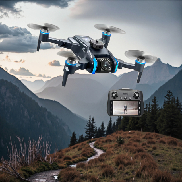XT808 Cross-Border Aerial Photography Drone GPS Return Brushless Remote Control Quadcopter Equipped Screen Obstacle Avoidance