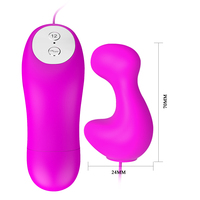 Vibrateur en silicone à double action, stimulateur flexible du point G interne et du clitoris externe, vibration profonde et puissante, jouet pour adultes