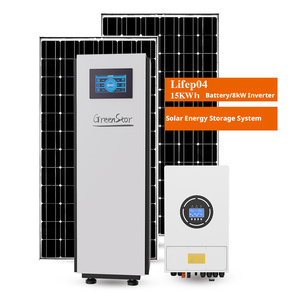 ระบบจัดเก็บพลังงานแสงอาทิตย์สำหรับบ้าน SINOSUN Split 8KW 15kWh LiFePO4 24V แบบติดผนัง ระบบไฮบริดแบบ On/Off-Grid พร้อมแบตเตอรี่ในตัว - Product Image 1