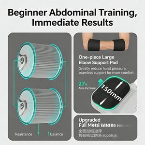 Ruote per Addominali Automatiche <span class=keywords><strong>Elite</strong></span> Progettate per Appassionati di <span class=keywords><strong>Fitness</strong></span> Adulti, Palestra Domestica o Allenamento all'Aperto - Product Image 6