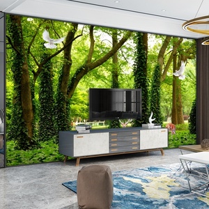 Carta da Parati 3D di Alta Qualità su Misura, Paesaggi Naturali, Murales di Foreste di Bambù per Design del Soggiorno - Product Image 4