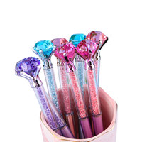BECOL Creative haut de gamme grand diamant cristal stylo à bille Multi couleurs luxe PlasticTwist stylo à bille avec Logo personnalisé pour les cadeaux
