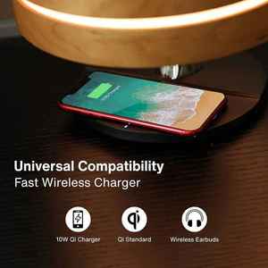 Được xây dựng trong loa <span class=keywords><strong>bluetooth</strong></span> cho văn phòng nhà hiện đại LED cạnh giường ngủ thông minh khách sạn không dây sạc bảng đèn - Product Image 5