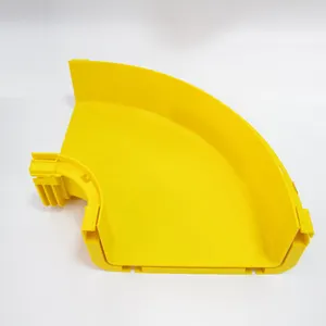 China Made Channel Type Pvc Raceway Latest Yellow Plastic Cable Tray 120_240-360 Fiber Duct