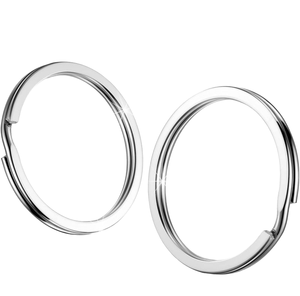 PD219-223 Anelli Portachiavi in Metallo Personalizzati 20-30mm Anelli Aperti per Fai da Te Componenti per Gioielli Accessori all'Ingrosso - Product Image 2