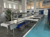 Machine automatique de processus de découpe de viande de boeuf processus d'abattage de poulet de volaille ligne de convoyeur à bande