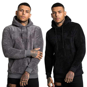 Sweat-shirts pour hommes personnalisés OEM, haute qualité, 100% coton, chauds pour l'hiver, doublure en velours respirant, microfibre polaire épaisse, broderie 3D - Product Image 1