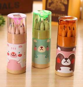 Cartoon Bär farbige Blei niedlich <span class=keywords><strong>Dr</strong></span>. Bär farbige Blei Kinder Zeichnung Färbung Stift Skizze Stift und Bleistift Briefpapier Set - Product Image 6