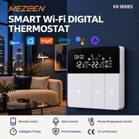 Pemanas Air Boiler Gas Pemanas Listrik Kontrol Aplikasi Tuya Smart Life Kontrol Suara Termostat Pintar dengan Tombol Fisik