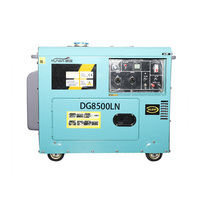 Groupe électrogène diesel silencieux VISION DG8500LN 7KW, portable, démarrage électrique, refroidissement par air, ATS