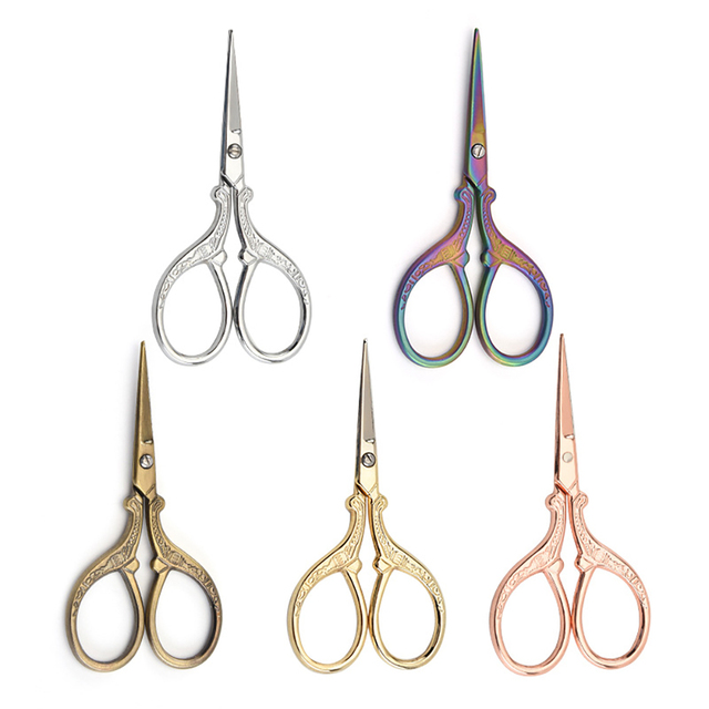 Vintage Stainless Steel Stork Scissors for Embroidery & Needlework Sewing Tailor's Scissors