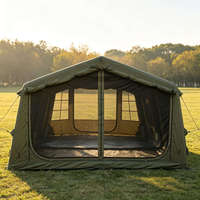 17.28 ㎡   Tente familiale gonflable pour le camping, spacieuse, sans poteaux, installation rapide, résistante au vent, au froid, aux UV et à l'eau