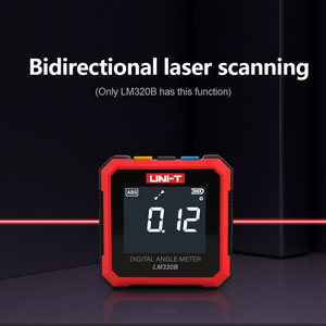 UNI-T LM320A LM320B Medidor de Ángulos, Inclinómetro Magnético, Transportador Digital, Buscador de Ángulos, Caja de Bisel, Herramienta de Medición de Ángulos <span class=keywords><strong>L72</strong></span> - Product Image 5
