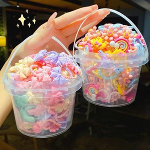 Lot de 50 élastiques à cheveux pour enfants, motifs de dessins animés, accessoires pour cheveux d'enfants - Product Image 4