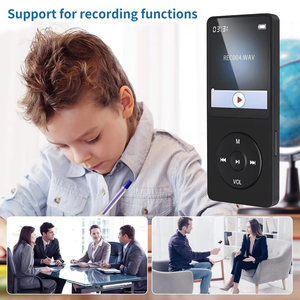 Reproductor MP3 de Fábrica con Pantalla de 1.8 Pulgadas, Bluetooth 5.0, Reproductor de Música HiFi sin Pérdidas, con Altavoz Integrado, Reducción de Ruido y Grabadora para Estudiantes - Product Image 4