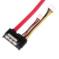 Nueva llegada SATA 15 + 7 pines con alimentación de pestillo/datos a 5 pines y 3 pines IDE Power SATA Cable DE DATOS Cable de alimentación SATA