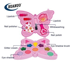 Ensemble de jouets de <span class=keywords><strong>maquillage</strong></span> pour filles en gros, jeu de simulation, style <span class=keywords><strong>papillon</strong></span>, vrais jouets cosmétiques pour enfants - Product Image 1
