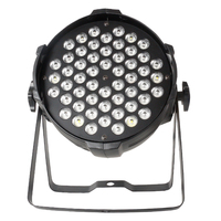 Luz LED Par RGB 3 en 1 de 54*3w con Control DMX y Sonido, Luz LED para Escenario, Luz para DJ