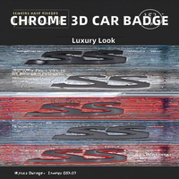 Autocollant de Luxe 3D Réutilisable pour Voiture, Lettres ABS Chromées pour Calandre, Coffre, Aile Latérale, Décoration Extérieure Holden HSV