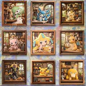 Nouveauté PY : Aimants de réfrigérateur en céramique Pokémon Booster 2026 – Articles de collection pour fans, cadeaux chinois, jeux de société - Product Image 6