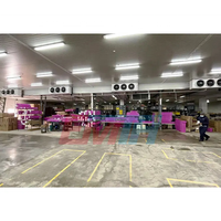 Wadah pendingin ruangan dan ruangan untuk industri, wadah Freezer berjalan di Unit pendinginan, penyimpanan dingin