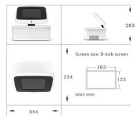 Compact 8-Inch Medical Plastic Enclosure, Versatile Desktop Housing for Skincare & Lab Testing (Model W13)