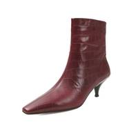 Sepatu Boots Chelsea Wanita Model Ujung Persegi Lapisan Kulit Domba Hak Tipis 6cm Anti Selip Ringan Grosir