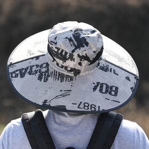 Sombrero de Pescador con Ala Ancha, Protección Solar UV, Transpirable, para Actividades al Aire Libre, Sombrero de Verano para Hombre Adulto - Product Image 3