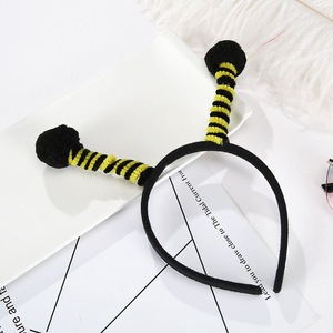 Bandeau d'abeille femmes filles <span class=keywords><strong>Halloween</strong></span> fête de noël fournitures Cosplay fête faveurs drôle cheveux cerceau abeille tentacule bandeaux - Product Image 6