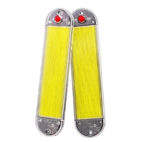 Lumière de dôme intérieure pour camion 24V COB LED, lampe de lecture de plafond ultra-mince pour camping-car, lumière de cabine haute luminosité