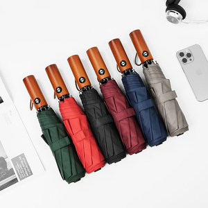 Khuyến Mại Cá Nhân Nhỏ Gọn Windproof Xách Tay 3 Gấp Logo In Có Thể Gập Lại Tự Động Tùy Chỉnh UV Gấp Ô Với Logo Cho Mưa - Product Image 4