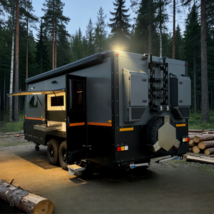 Precio de Fábrica, Camioneta Semi-Camper Ligera, Autocaravana de Lujo, Remolque Diésel, Caravana para Parejas - Product Image 4