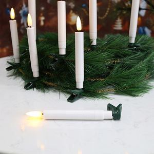 Flameless Candles,3D <b>Window</b> Candles 10pcs LED Candle <b>Light</b> with Remote Control for Xmas Tree Ornaments or Home Motif <b>Light</b> - Product Image 5