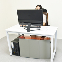 Nouveau radiateur portable silencieux et pliable avec minuterie, chauffe-pieds/chevilles, télécommande, idéal pour la maison