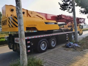 Grúa de camión Sany STC800S usada de 80 toneladas, buen rendimiento con componentes esenciales, cojinete de Motor de bomba, fabricado en China - Product Image 6