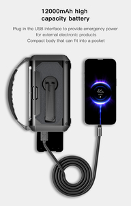 Altavoz de Radio portátil con energía solar para exteriores Nexest, nuevo con linterna, alarma SOS, pantalla de Banco de energía - Product Image 4