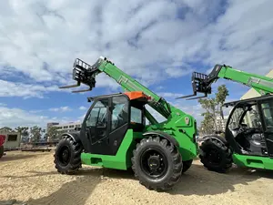 SOCMA Agricultural Type 4WD Crab Mode Telehandlers 5 Ton With Cummins Turbocharging Engine 7 M Lifting Height Telehandler 4 Ton