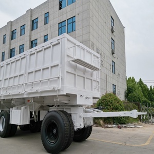 Baiping 3 trục 40 tấn bán Trailer đa chức năng Giao thông vận tải thép towbar bên tipper Dolly cho vận chuyển tải nặng - Product Image 4
