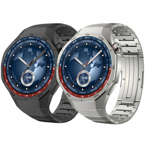 Correa de Reloj de Acero de Titanio de Lujo Antiarañazos para Reloj Inteligente GT 5 PRO con Cierre Desplegable de Liberación Rápida - Product Image 1