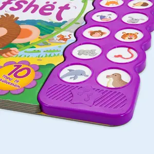 Custom Shapes Sound Children of boardBook printer with low price