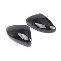 1 par de tapas de carcasa de espejo de puerta lateral de coche para VW Polo 2009-2017 6R0857537B 6R0857537C