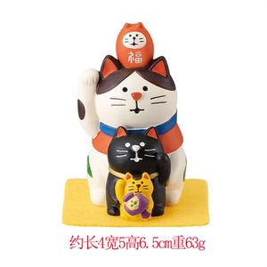 Adornos Maneki Neko <span class=keywords><strong>de</strong></span> Qingh, Decoración para la Oficina, Inauguración <span class=keywords><strong>de</strong></span> Negocios, Feng Shui, Hogar, Consola Central del Automóvil, Artesanías Hechas a Mano - Product Image 5