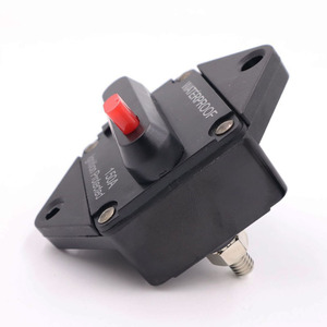 <span class=keywords><strong>Disjoncteur</strong></span> 12V 24V 32V DC 150A avec <span class=keywords><strong>bouton</strong></span> <span class=keywords><strong>rouge</strong></span> réinitialisation manuelle IP65 pour moteurs de pêche à la traîne de camions automatiques - Product Image 3
