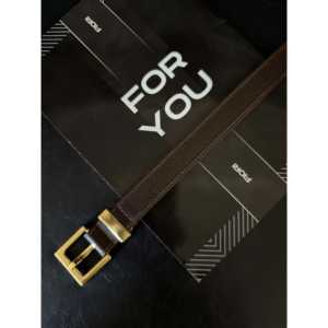 Cinturón de Cuero Genuino para Mujer, Hebilla Cuadrada de Piel de Vaca, Cierre de Pin, Diseño Sólido y Duradero - Product Image 3