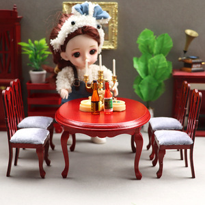 Ensemble <span class=keywords><strong>de</strong></span> jouets DIY, table et chaises <span class=keywords><strong>de</strong></span> cuisine miniature pour <span class=keywords><strong>accessoires</strong></span> <span class=keywords><strong>de</strong></span> <span class=keywords><strong>maison</strong></span> <span class=keywords><strong>de</strong></span> poupée <span class=keywords><strong>en</strong></span> <span class=keywords><strong>bois</strong></span> - Product Image 5