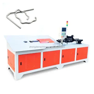 zhongde brand CNC Automatic 2D rebar wire bending machine / stirrup bender machine